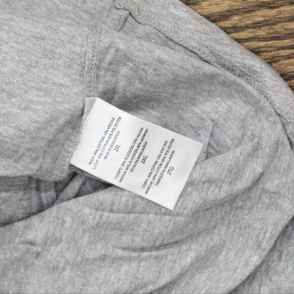 NWT NHL Men's St. Paddy's Long Sleeve T-Shirt H0MHB5YTAR-AVA M Green / Gray - Picture 4 of 4